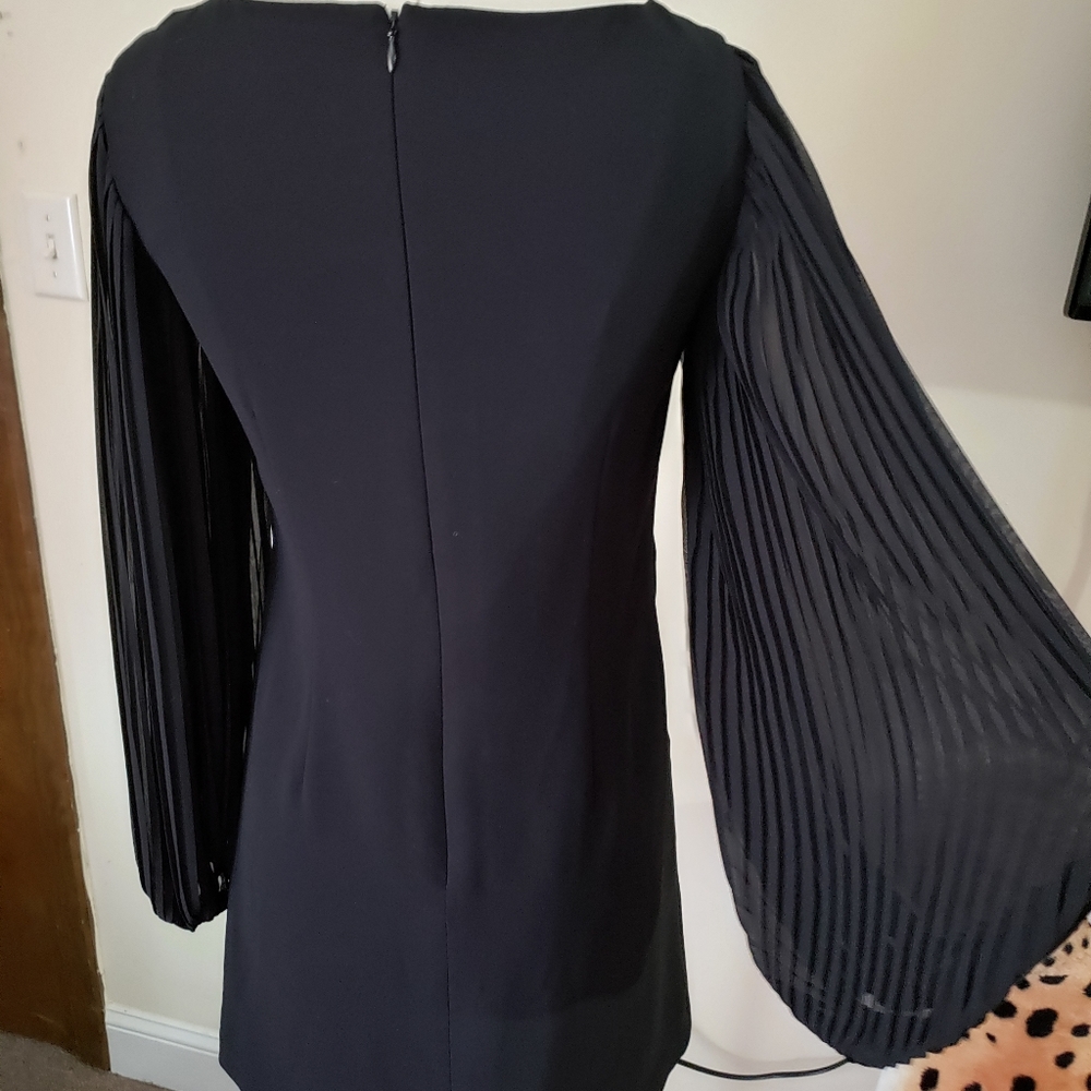 Black mini dress